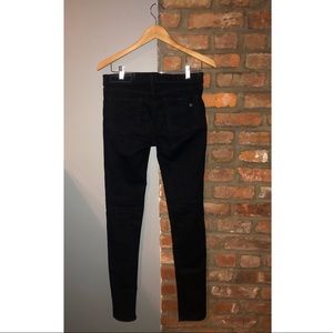 rag & bone women’s black skinny jean, size 27